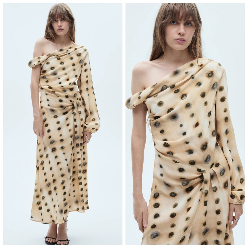 MANGO Asymmetrical Dress